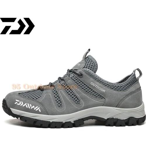 2021 New Fishing Shoes DAIWA Breathable Fishing Shoes Men Summer Outdoor Mesh Non-slip Fishing Shoes Light Sport Shoe Size 39-48