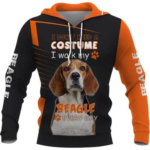 CLOOCL Newest Popular Animal Beagle 3D Print Men Women Fashion Hoodie Long Sleeve Tracksuit Harajuku Hip Hop Tops Drop Shipping