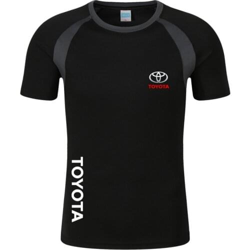 NEW Summer Mens Toyota Custom Round Neck Comfortable Print Harajuku Slim Fit Casual Tops Sweatshirts Leisure T-shirts