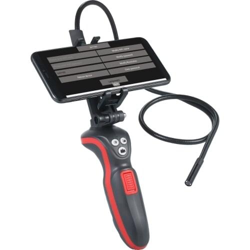 KKmoon WiFi Industrial Endoscope 1080P HD Digital Borescope IP67 Waterproof Video Inspection 2.78-feet Semi Rigid Snake Camera