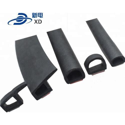Car decorative strip anti noise and shockproof garage pvc window door rubber strip