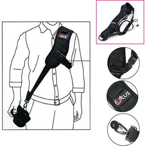 Focus F-1 Quick Rapid Single Shoulder Belt Camera Neck Carry Speed Anti-Slip Sling Strap for Canon Nikon DSLR 7D 5D Accessories