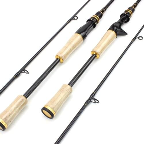 1.8M High Quality Spinning Rod carbon Casting Fishing rod M Action Travel Rod Lure Weight 7-25g carp Trout lure fishing pesca