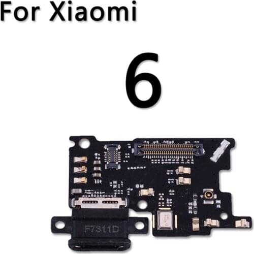 USB Charger Board Port Connector Mic PCB Dock Charging Flex Cable For XIAOMI 6
