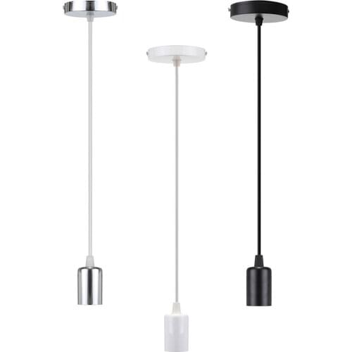 E27 Screw Ceiling Pendant Lamp Holder Socket Base Light Hanging Fitting Decor for Corridor Hotel Living Room Bedroom Bar