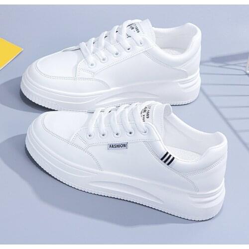 Little White Shoes Women 2021 Hot Models Autumn New Thick-soled Casual Shoes Trifle Sports Wild Board Shoes Women