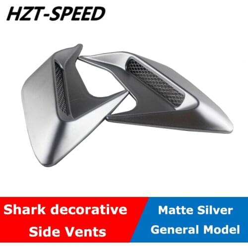 2pcs Car Auto Side Vent Air Flow Fender Intake Sticker Car Simulation Side Vents Decorative