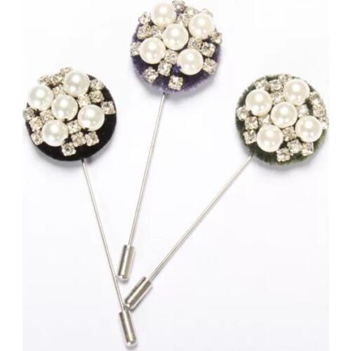 5 PCS/ LOT ,fashion jewelry women or mens brooches ,top new fashion cardigan clip made of metal and crystals