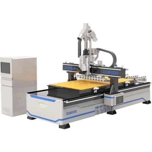 8 x 4 4x8 ft atc cnc router 3d carving engraving wood furniture kitchen cabinet door making machine with automatic tool changer