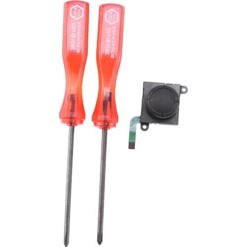 Left and Right 3D Analog Joystick Rocker Thumb Rod Stick with Screwdriver for Nintendo Switch Joy-con Controller