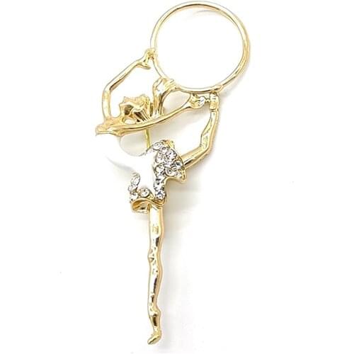 PD BROOCH New Metal Dripping Gymnast Style Brooch Brooches for Women
