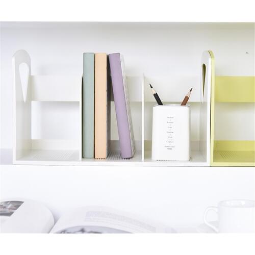 One Piece Creative Plastic Bookends Book Hold Office Supplies