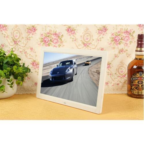 12 Inch screen Digital Photo Frame Electronic Picture Frame Clock Calendar Remote Control Built-in Speaker Resolution 1280*800