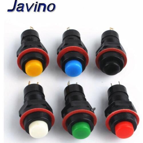 DS-213 self-reset Push Button Switch 10mm Self Return Momentary Push Button Switch