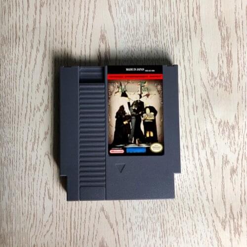 Addams Game Family or Pugsleys Scavenger Hunt - 72 pins 8bit game cartridge
