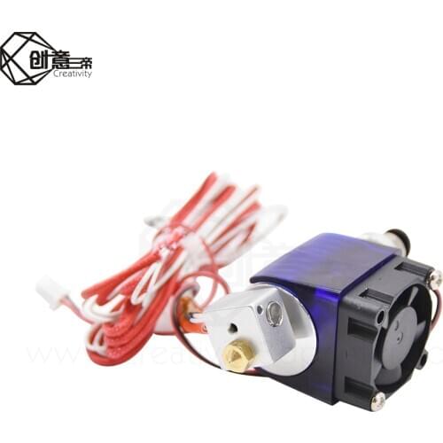 V5 J-head Extrude HotEnd kit 12V Long/Short distance With Cooling fan 0.4mm Nozzle For 3D Printer Extruder 1.75/3.0mm Filament