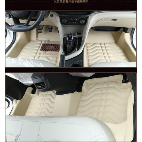 Myfmat custom foot leather car floor mats for TOYOTA HIACE COASTER Sienna Cruiser Solara COASTER LEVIN free shipping fashionable