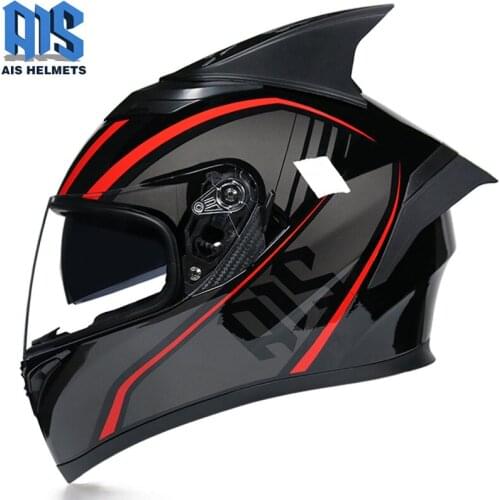 Handmade Full Face Dual Lens Face Shied Motorcyle Helmet Cascos Moto Multiple Colour Abs Bike Helmets Dot Approved for Children