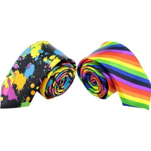 Mens Classic Printed Tie Leathern Women Men Quality Bowtie Smooth Designer Pattern Colorful Ties For Wedding Party