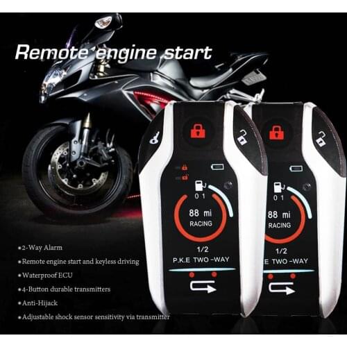 New Gorgeous Universal 12V Two Way Anti-theft Alarm Suitable for Any Motorcycles