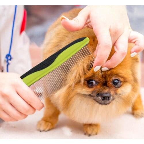 Cat Comb Dog Remove Hair Brush Stainless Steel Grooming Tool Dogs Flea Brushes Puppy Grooming Fur Pet Accessories Pets Products