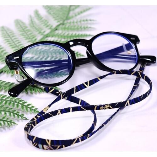 Flower Cotton Sunglasses Strap Eyeglasses Chain Reading Glasses Boho Rope String Holder Neck Cord Eyewear Lanyard Necklace