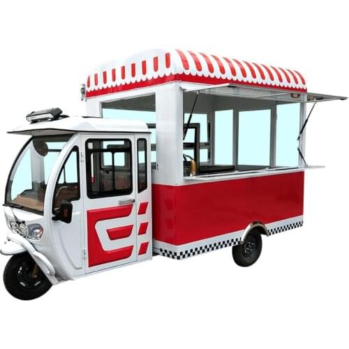 Free Design Street Sevice Hot Dog Cart Mobile Electric Ice Cream Car Moto Food Truck