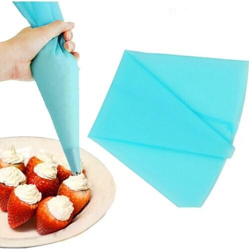 High Quality Silicone Reusable Cream Pastry Icing Bag Piping Bag Cake Decorating Tool