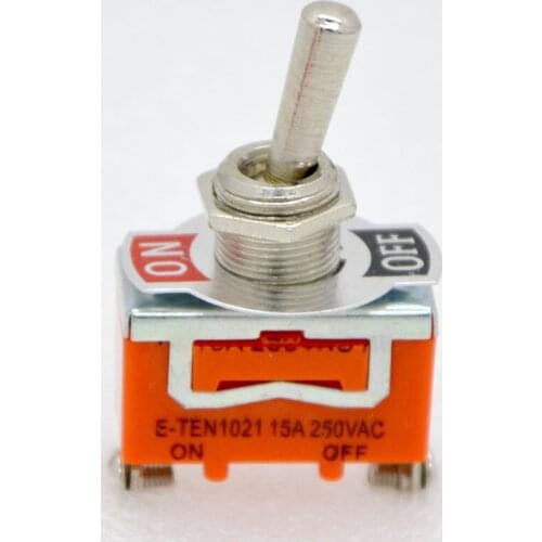 1pcs New Toggle Switch 1322/1321/1021/1121/1122/1221 15A / 250V AC high current Switch Rocker Switch Special Sale