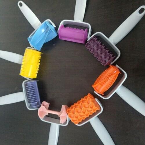 1PC Biscuit Rolling Crimped Cutter Baking Tool Pie Mold Pastry Blade Roller Angel Ravioli Dough Cookie Roller Cutter