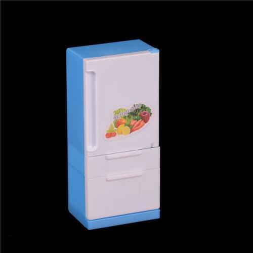 1X Doll Washing Machine/ Home Fridge For Dolls Derivative Product Dolls Doll House Furniture Refrigerator Play