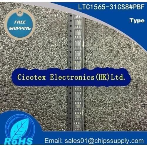 2pcs/lot LTC1565-31CS8#PBF 1565 SOP-8 IC FILTR 7TH ORDER 650KHZ 8-SOIC