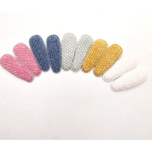 30pcs/lot 5.5cm Shiny BB Hair clip cover for DIY handmade children hair clip accessories