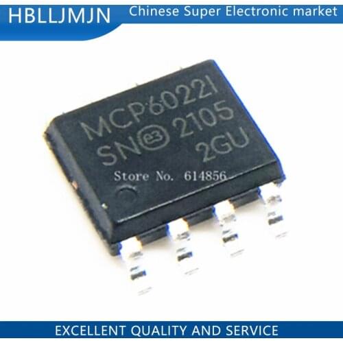 5PCS MCP6022-I/SN MCP6022-I/S MCP6022-I MCP6022 SOP-8