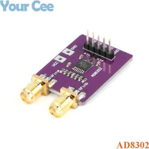 AD8302 Amplitude Phase RF Detector Module IF 2.7GHz Phase Detection Wideband Logarithmic Amplifiers Board for Arduino