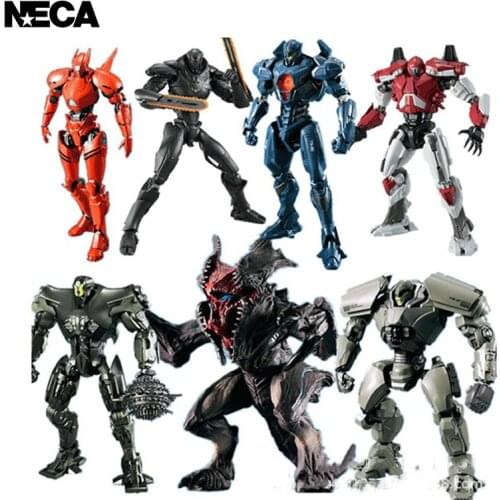 Authentic NECA Pacific Action Figure Mecha Model Toy Movable Robot Even Two Revenge of Rangers Obsidian Monster 7 inch Gift