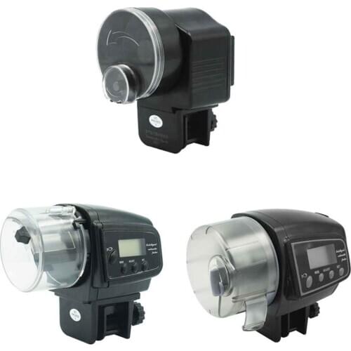 Automatic Feeder Aquarium Fish Tank Pond Wall Mount Timing Auto Fish Food Dispenser Aquarium Accessories 65/100ml