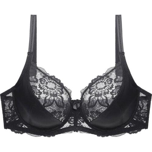 Bra Ladies Sexy Lace Large Plus Size Elegant Push Up Thin Section Breathable Soft Comfort Underwear Lingerie For Women Hot Sell