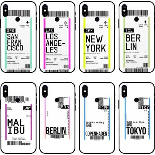 Hot ins Funny Bar Label World ticke Phone Case For Xiaomi Redmi 7 8 9t a3Pro 9se k20 mi8 max3 lite 9 note 9s 10 pro