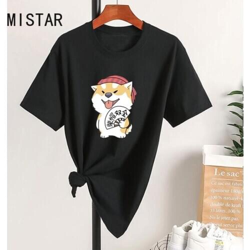 Shiba Inu T Shirt Funny Cute Animal T Shirt Graphic Korean Clothing Top Women Ulzzang T-shirt Female Tees Harajuku for Women