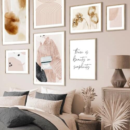 Abstract Japan Woman Kimono Color Block Wall Art Canvas Painting Nordic Posters And Prints Wall Pictures For Living Room Decor