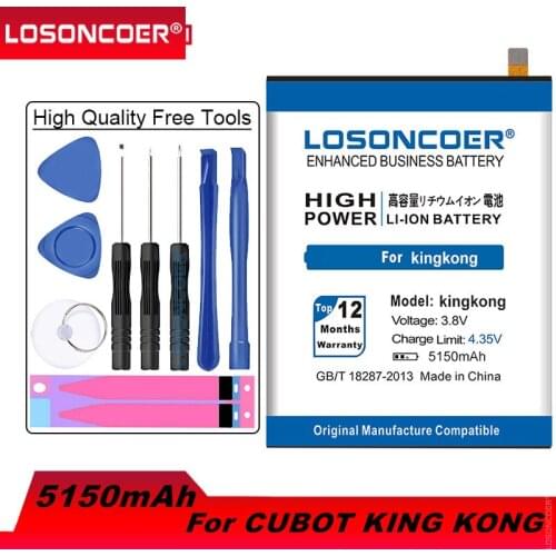 LOSONCOER CUBOT King Kong Phone Batteries