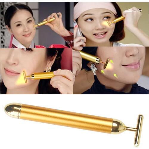 Free Shipping Face Facial Derma Skin Care Wrinkle Treatment Roller Massage Energy Beauty Massager Electric Beauty Health Care