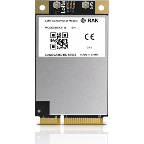RAK833 LoRa Gateway Concentrator Module Mini PCIe Industrial Grade Concentrator Module SX1301Chip with SPI Interface IOT Q143