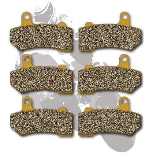 Motorcycle Disc Front + Rear Brake Pads For HARLEY FLHR FLHRC 11-15 FLHTCUL 2015 FLHTCU 13-15 FLHT 2010 FLHX 08-12