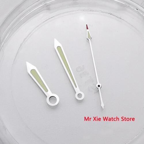 Corgeut Green luminous watch hands fit ETA 2824,2836 automatic movement mens watch parts