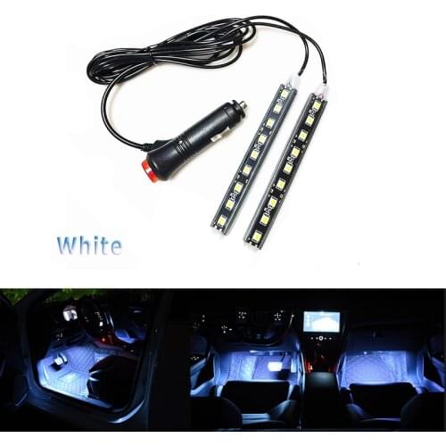 New LED Car Foot Light Ambient Lamp Interior Decorative Lights for SEAT Ibiza Leon Toledo Arosa Alhambra Exeo FR Supercopa Mii