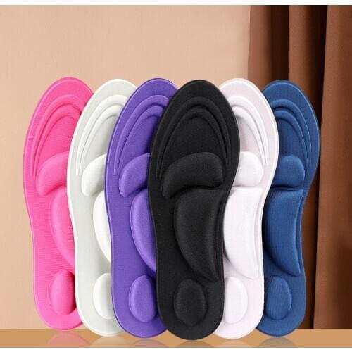 Men And Women New Foam Insoles Soft And Comfortable Heel Pads Arch Pads Sports Running Insoles