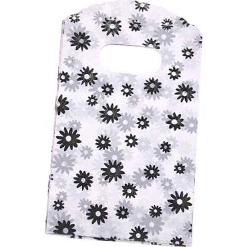 Wholesale 50pcs/lot Small Sachet Biscuit with Flower Fashion Sacchetti Regalo for Accessories