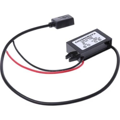 P15D 1PC Output Power Adapter DC DC Converter Module 12V To 5V USB New